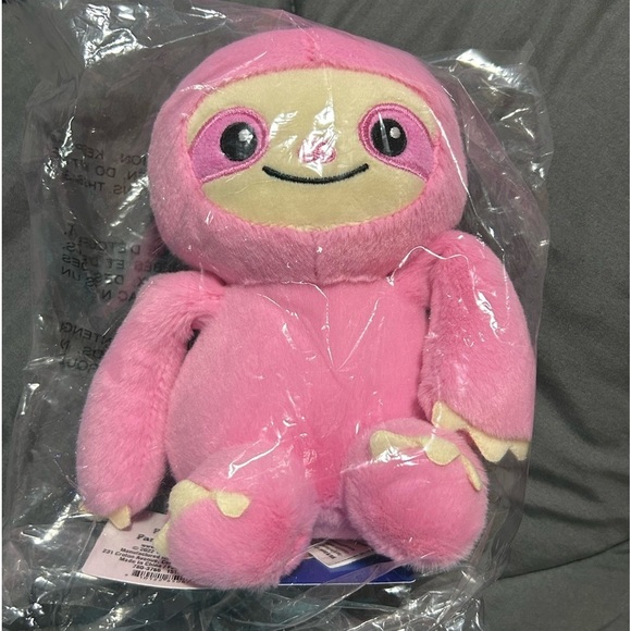 Iscream Pink  Sloth Plush - Picture 2 of 5
